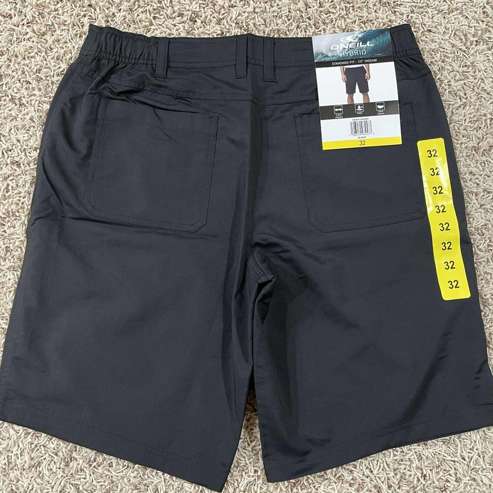 O'Neill Men's Lightweight Hybrid Shorts Black, Size 32 (New)